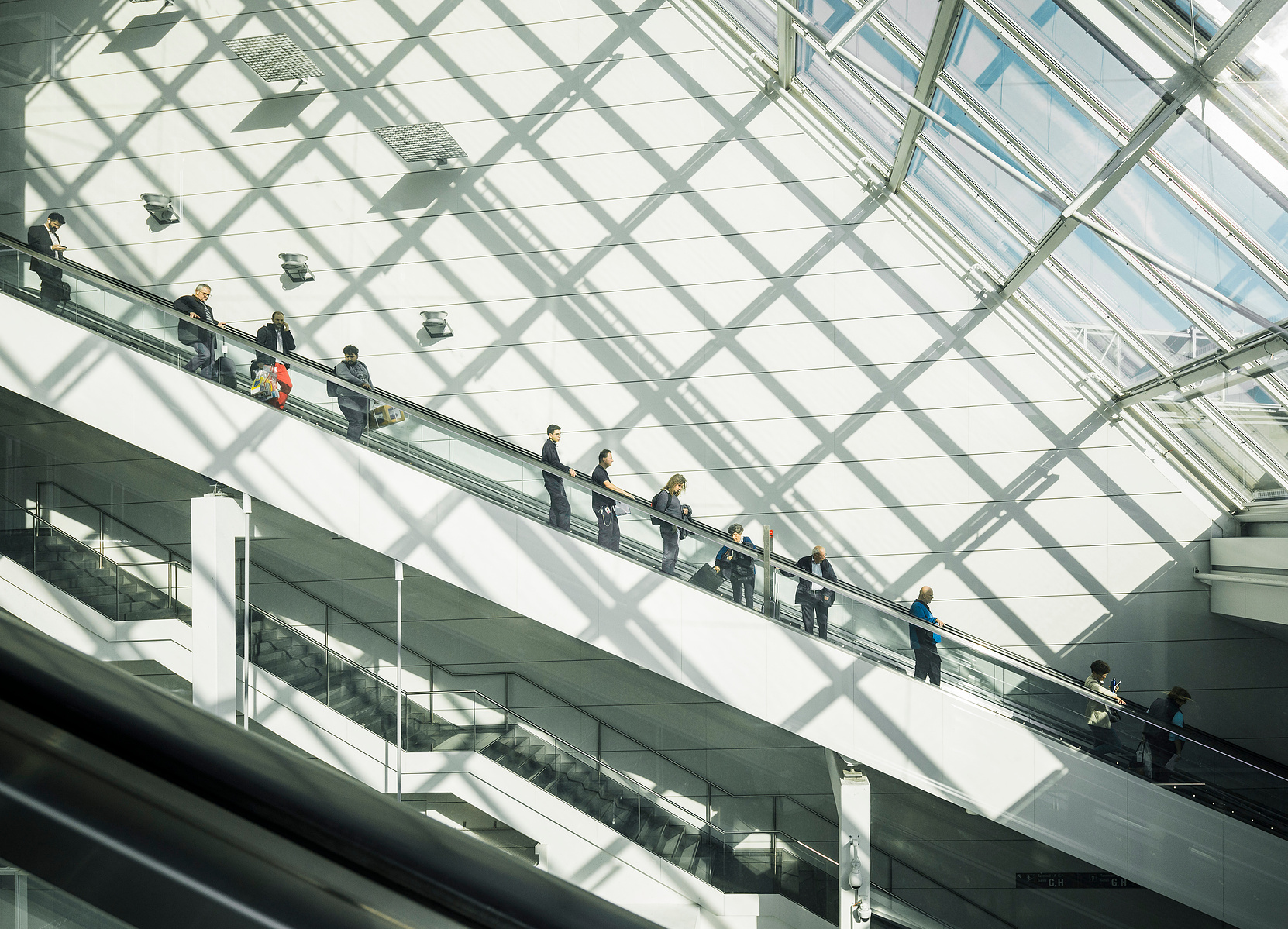 Munich International Airport, Germany. Airport Photography Interior Glass Design
Architecture Photographer Basel Almisshal, Studiobasel