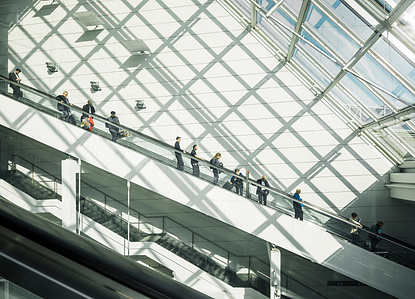Munich International Airport, Germany. Airport Photography Interior Glass Design 
Architecture Photographer Basel Almisshal, Studiobasel