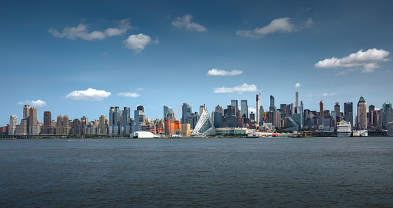 Innovations that rise. From across the water, VIA 57 West and neighboring towers shape Manhattan’s skyline under a moody sky. Striking silhouettes and angled forms speak of evolving city visions.
#StudioBasel #NYC #Architecture #SkylineDesign #Geometry #U