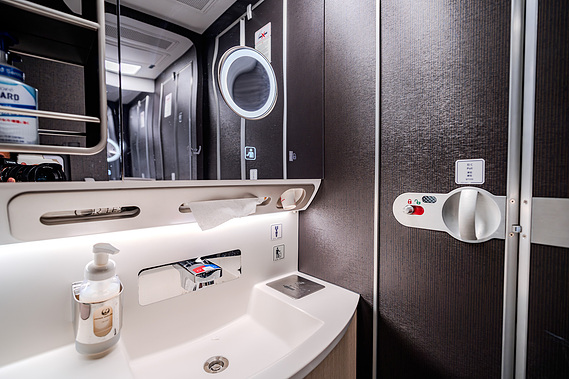 Japan Airlines A350-1000 Business Class Lavatory