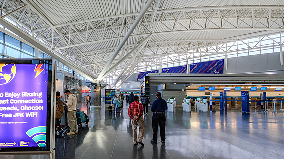 Departure Area of JFK Terminal 8