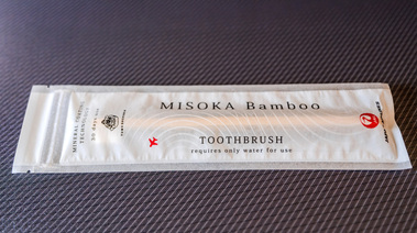 Japan Airlines A350-1000 Business Class MISOKA Bamboo Toothbrush