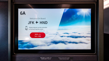 Japan Airlines A350-1000 Business Class IFE