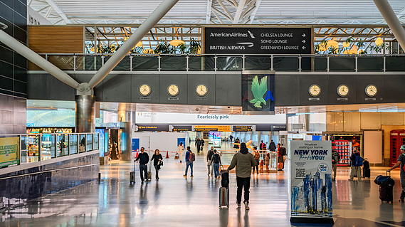 JFK Terminal 8 Departure Area
