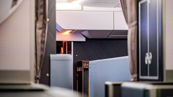 Japan Airlines A350-1000 Business Class Cabin