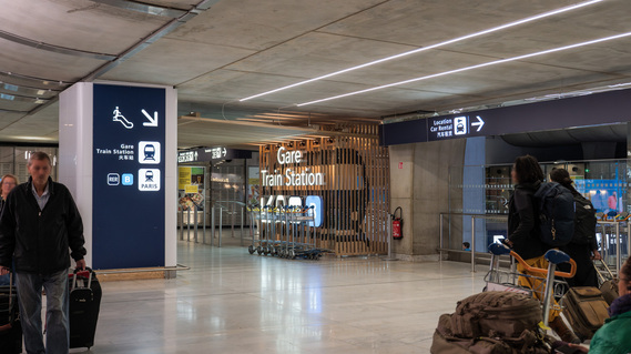 CDG Airport Train Station