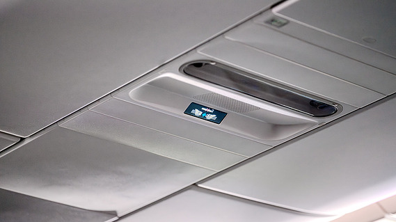 Japan Airlines A350-1000 Business Class Overhead Panel
