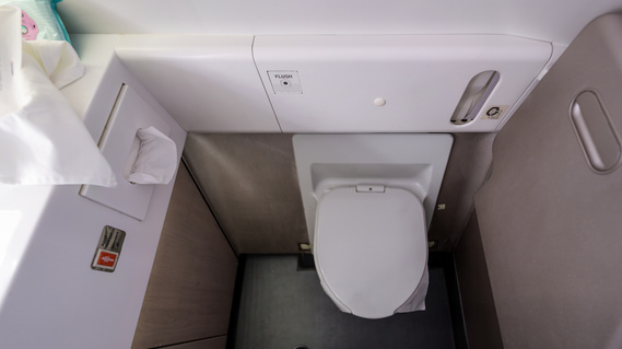 Air France 777-300ER La Première First Class Lavatory
