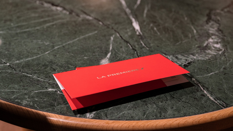 Air France La Première First Class Boarding Pass Sleeve