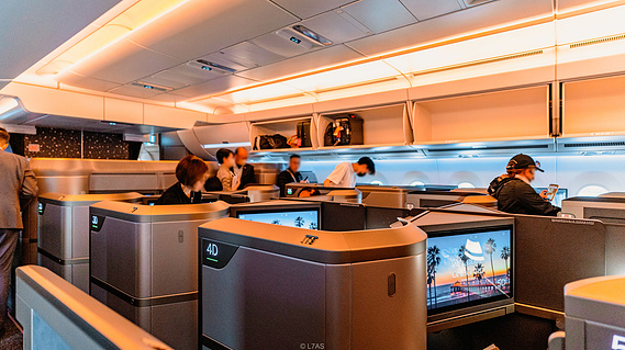 STARLUX A350-900 Business Class Cabin