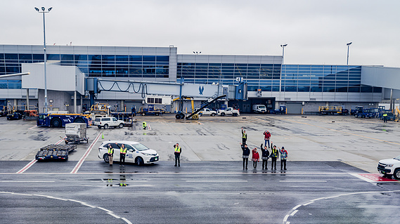 Ground Staff at at John F. Kennedy International Airport (JFK)