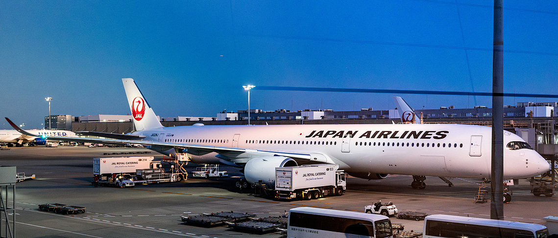 Japan Airlines A350-1000 JA02WJ at Haneda Airport (HND)