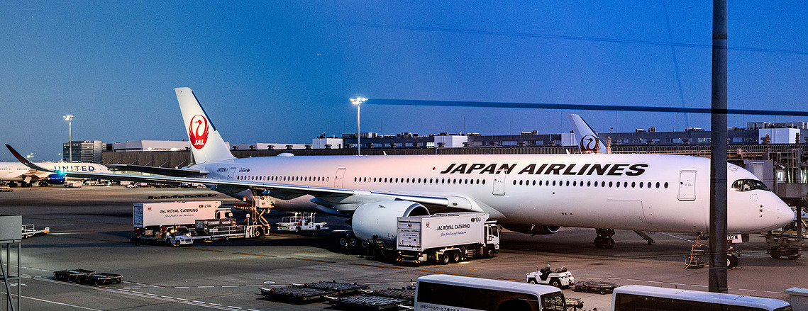Japan Airlines A350-1000 JA02WJ at Haneda Airport (HND)