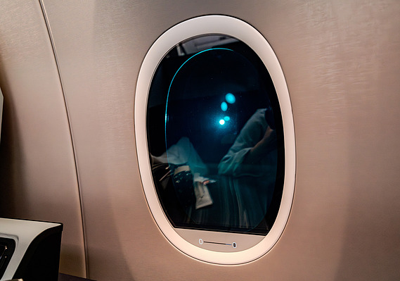 Japan Airlines A350-1000 Electronically Dimmable Window