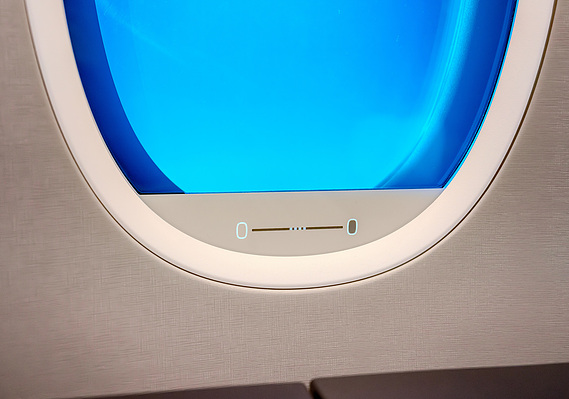 Japan Airlines A350-1000 Electronically Dimmable Window