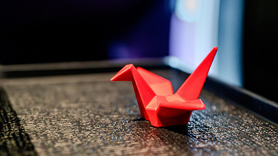 Japan Airlines A350-1000 Business Class Meal Paper Crane