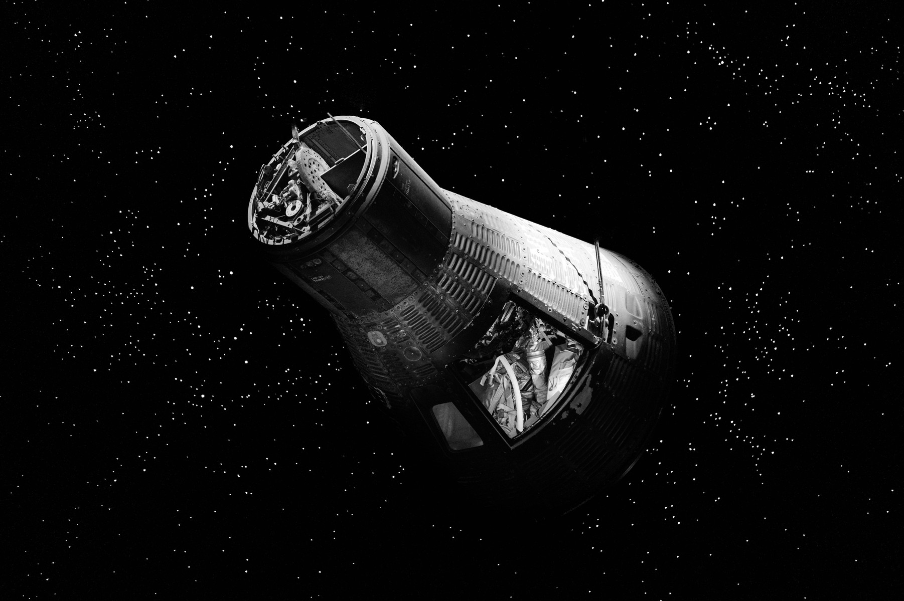 Black and white photos shot on Leica Q3 43 at Houston Space Center