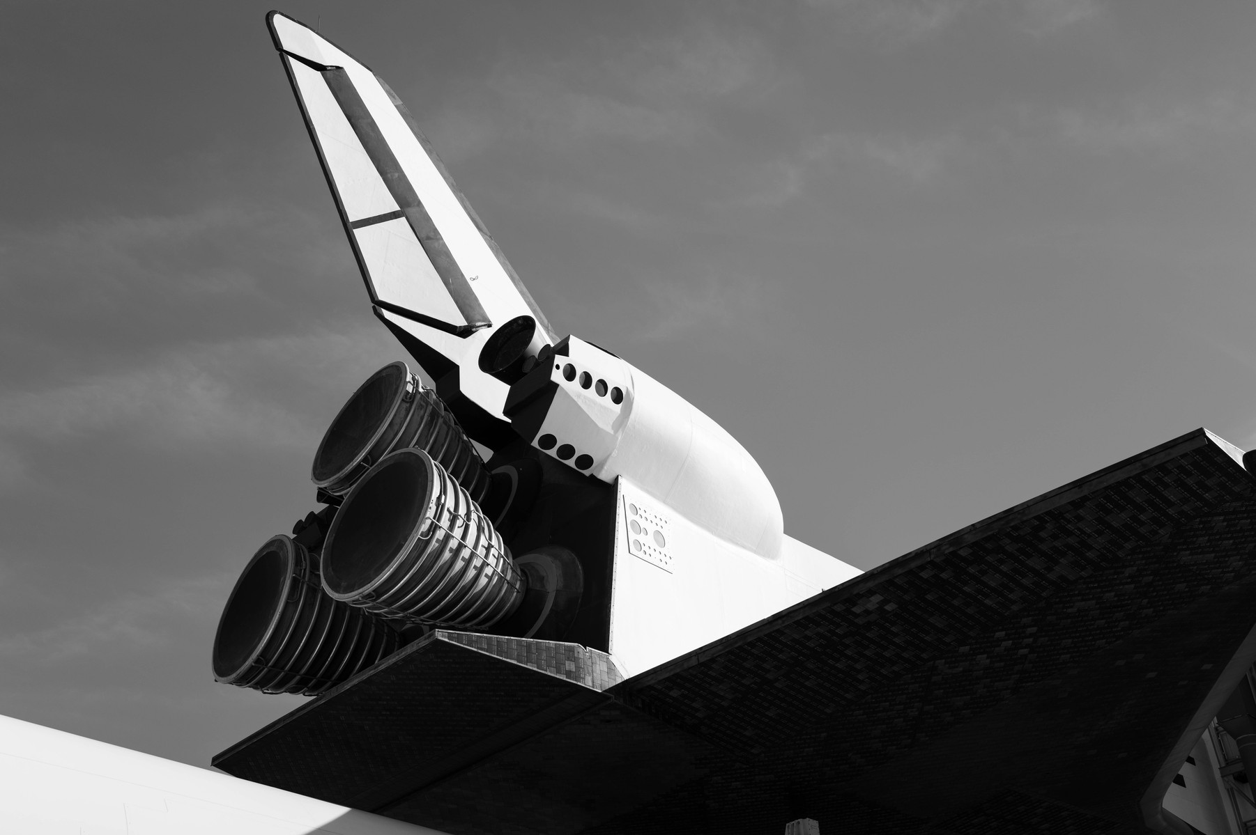 Black and white photos shot on Leica Q3 43 at Houston Space Center