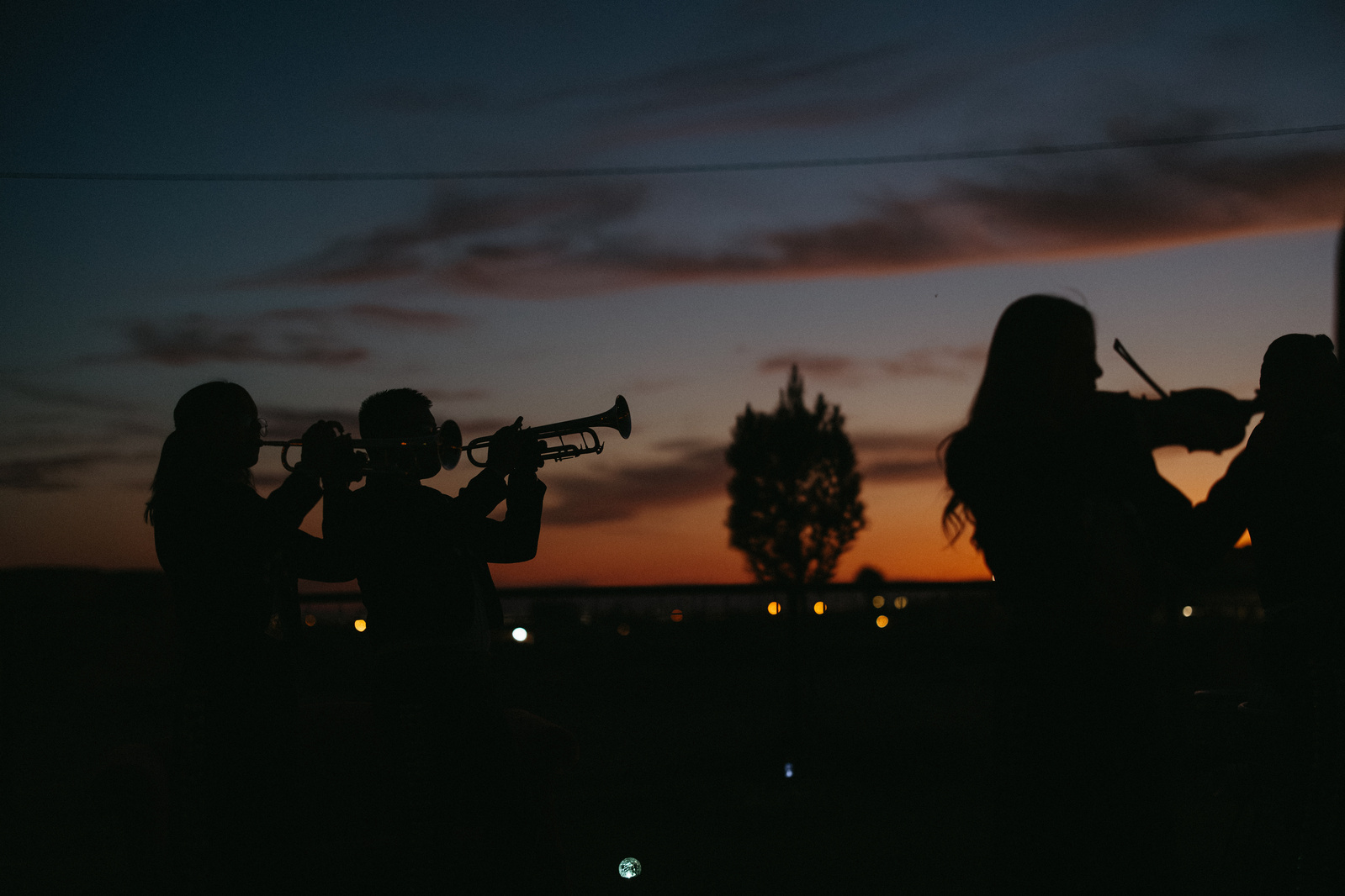 Presidio Photographer Hannah Gentilies captures  a Mariachi playing at a West Texas event. 