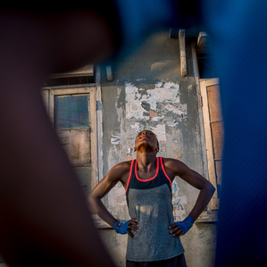 Cynthia&amp;amp;amp;#x27;s evening training session in Bariga, Lagos