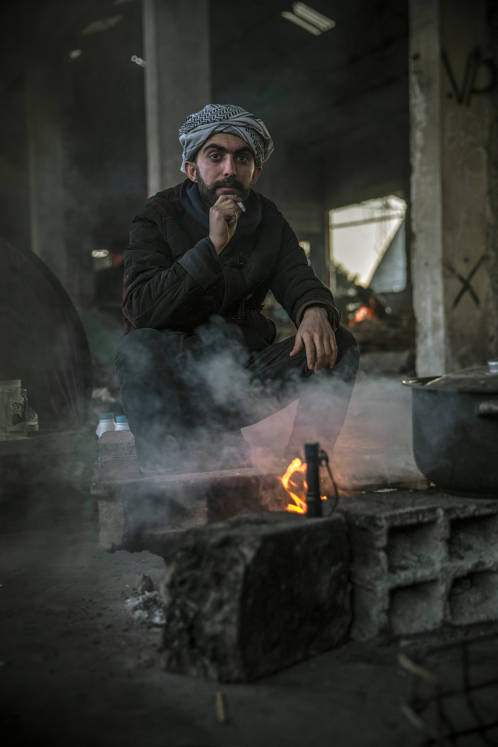 RÉFUGIÉS DANS LE NORD DE LA FRANCE, LA LUTTE À LA VIE DES INVISIBLES, DUNKERQUE - FÉVRIER 11: Photo by Kiran Ridley