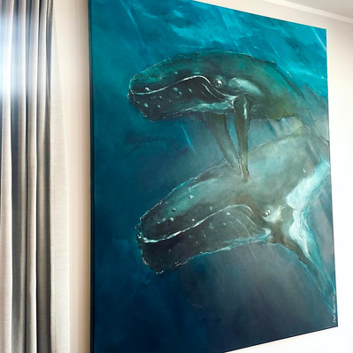 Britt Ressar art, Eesti kunst, seascapes, Faehlmann cafe, Tallinn
