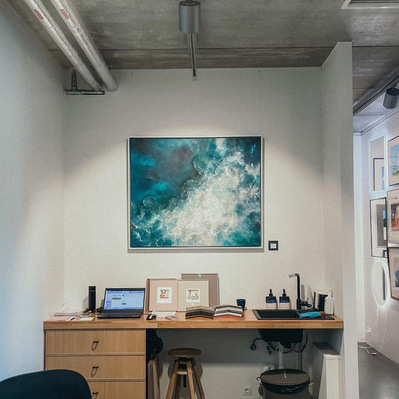 Britt Ressar art, Eesti kunst, seascapes, Järsi salong (Tallinn)