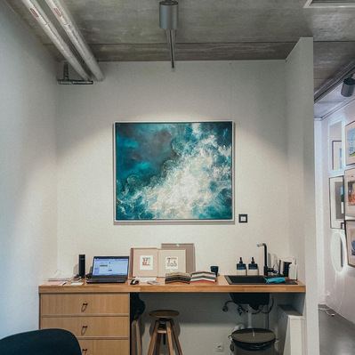 Britt Ressar art, Eesti kunst, seascapes, Järsi salong (Tallinn)