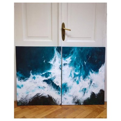 Britt Ressar art, Eesti kunst, seascapes