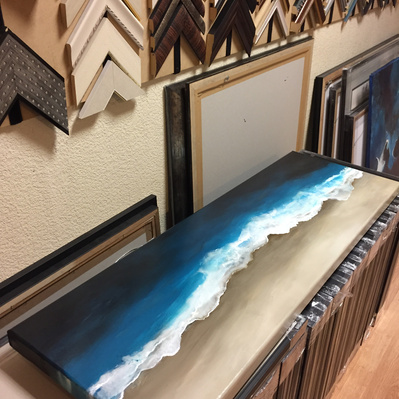 Britt Ressar art, Eesti kunst, seascapes