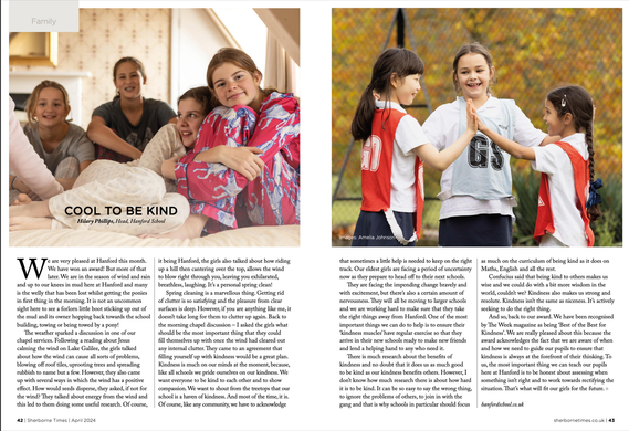 Press release for Independent School, Hanford School published in The Sherborne Times