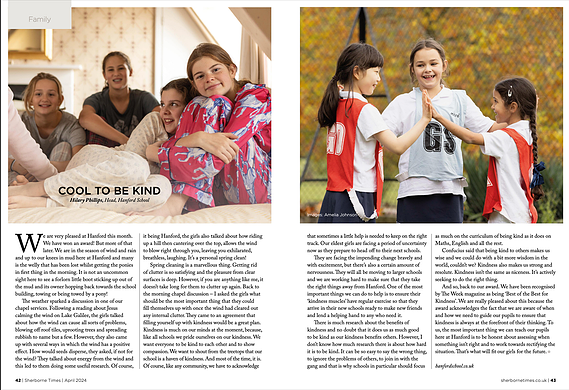 Press release for Independent School, Hanford School published in The Sherborne Times