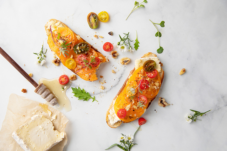 Professional food styling of corn and husks by FishEye Design