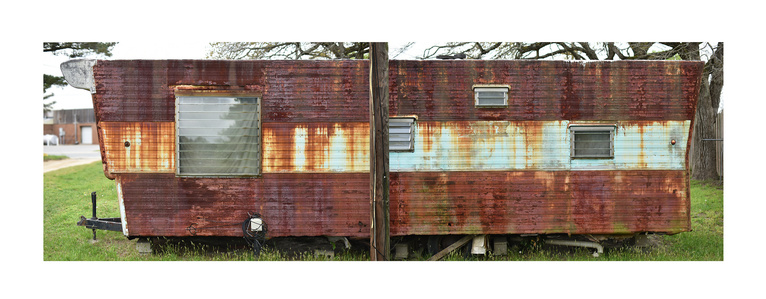 Rusted Trailer, Todd Drake, photographer, mobile home