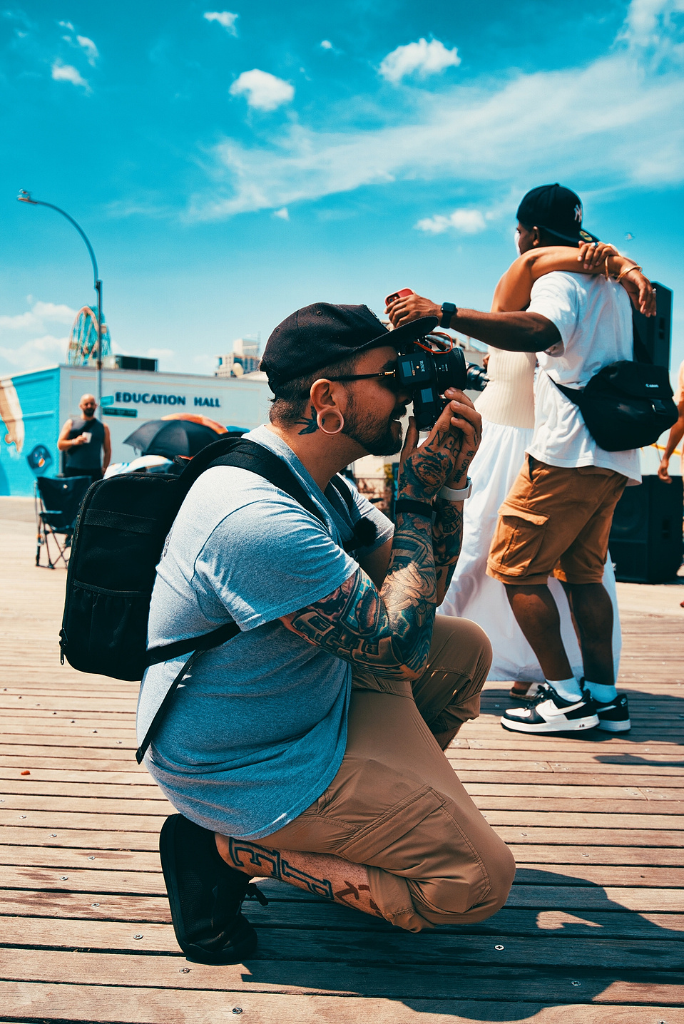 Street photography captured in Coney Island during the Long Island Film Club photo walk by NYC-based female photographer MFFPHOTOGRAPHY.
