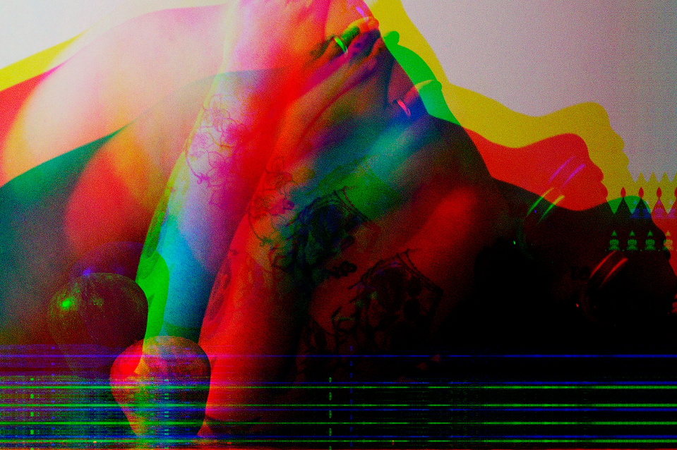 self portrait of tattooed curvy female Latina photographer by photographer MFFPHOTOGRAPHY based in New York.