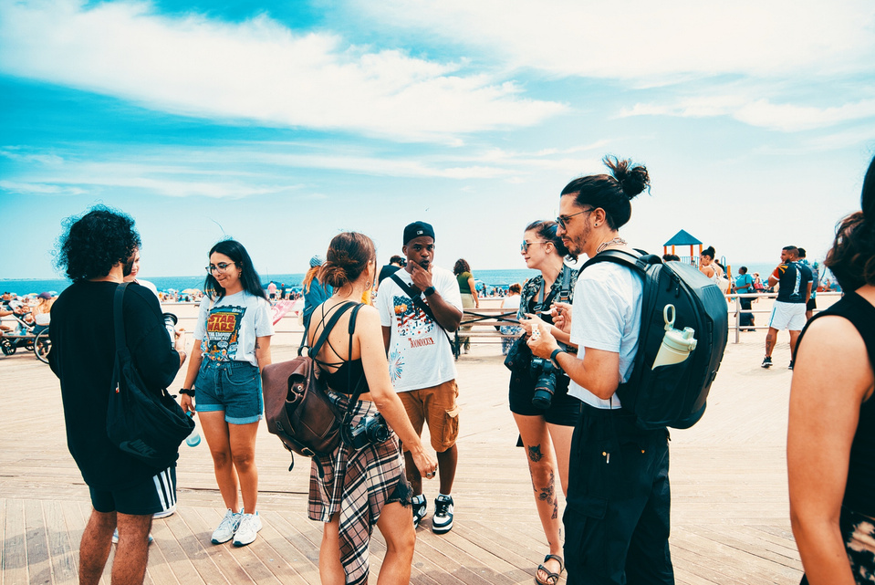 Street photography captured in Coney Island during the Long Island Film Club photo walk by NYC-based female photographer MFFPHOTOGRAPHY.