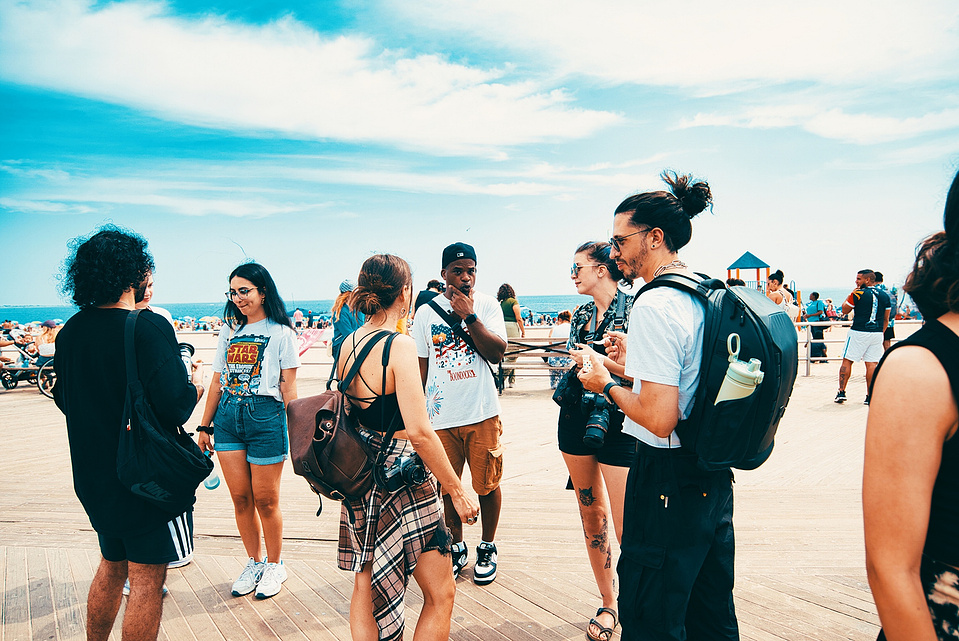 Street photography captured in Coney Island during the Long Island Film Club photo walk by NYC-based female photographer MFFPHOTOGRAPHY.