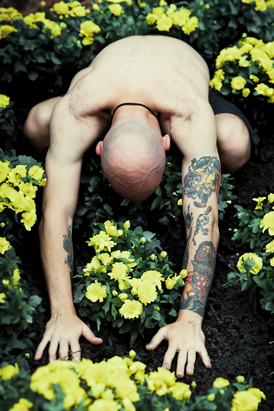Male subject artistically captured by female photographer MFFPHOTOGRAPHY.