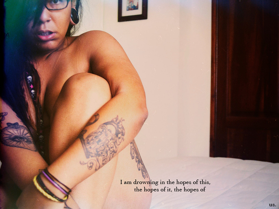 self portrait of tattooed curvy female Latina photographer by photographer MFFPHOTOGRAPHY based in New York.