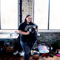 Behind-the-scenes shots from the 420 Puff and Pose networking event captured by photographer MFFPHOTOGRAPHY.