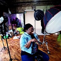Behind-the-scenes shots from the 420 Puff and Pose networking event captured by photographer MFFPHOTOGRAPHY.
