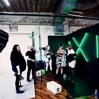 Behind-the-scenes shots from the 420 Puff and Pose networking event captured by photographer MFFPHOTOGRAPHY.