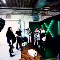 Behind-the-scenes shots from the 420 Puff and Pose networking event captured by photographer MFFPHOTOGRAPHY.