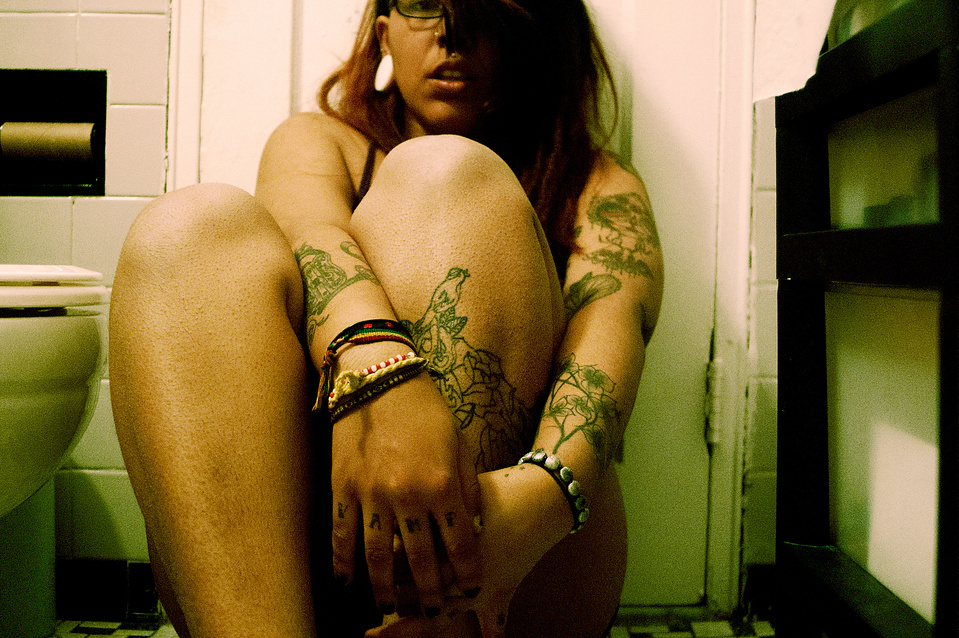 self portrait of tattooed curvy female Latina photographer by photographer MFFPHOTOGRAPHY based in New York.