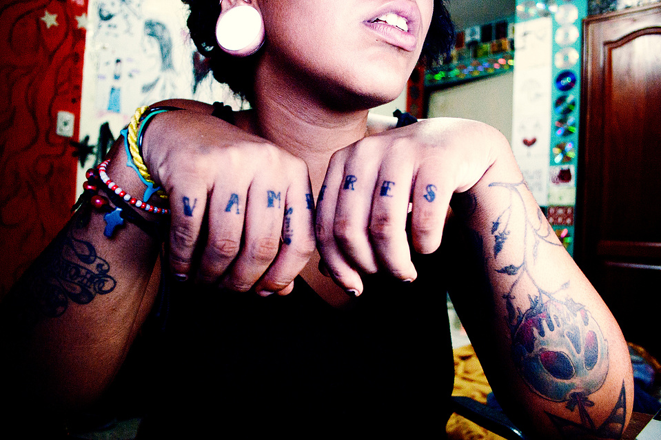 self portrait of tattooed curvy female Latina photographer by photographer MFFPHOTOGRAPHY based in New York.