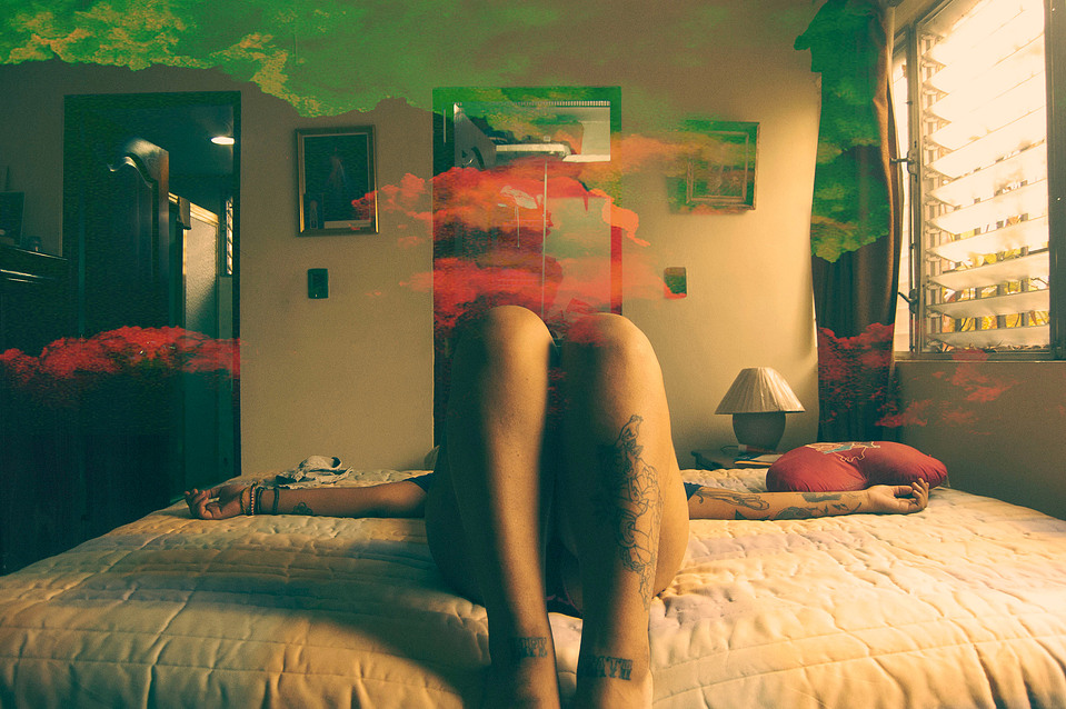 self portrait of tattooed curvy female Latina photographer by photographer MFFPHOTOGRAPHY based in New York.