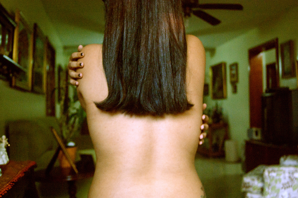 self portrait of tattooed curvy female Latina photographer by photographer MFFPHOTOGRAPHY based in New York.