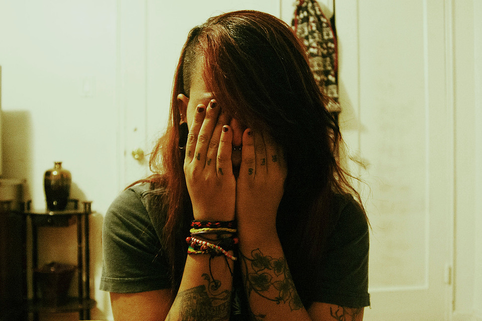 self portrait of tattooed curvy female Latina photographer by photographer MFFPHOTOGRAPHY based in New York.