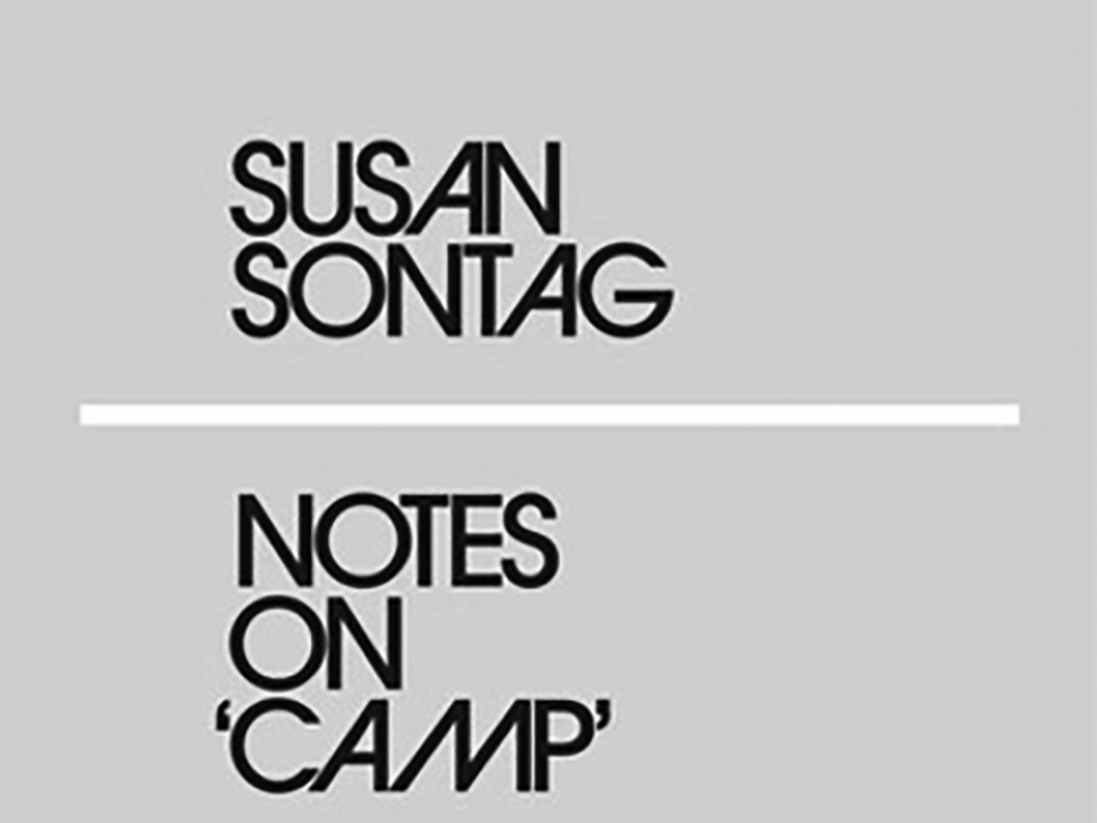 Notes on Camp - Erik Flatmo's Portfolio